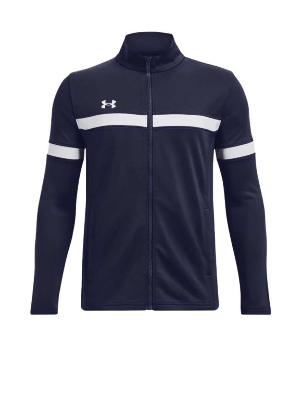 Under Armour Youth Navy Warmup Top - Size Large